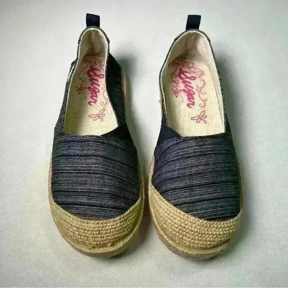 Sugar Women's Evermore Slip-On Espadrille Flats Navy Multi Wash US 8.5 new nb - Picture 2 of 8